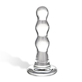 Gläs Triple Play Glas Butt Plug