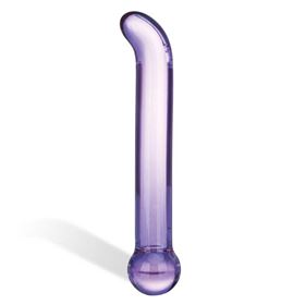 Gläs Purple G-Spot Tickler Glas Dildo