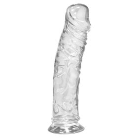 Crystal Clear Jelly Dildo Med Sugekop