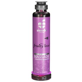 Swede Fruity Love Massageolie - Hindbær/Grape - 200 ml