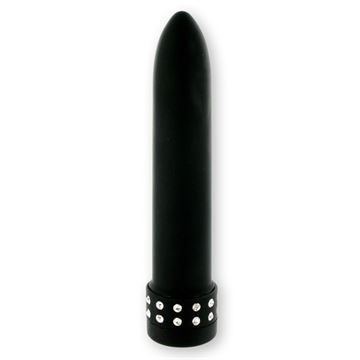 Diamond Silk Vibrator - Sort