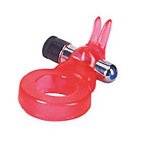 Jelly Rabbit Penisring med Vibrator